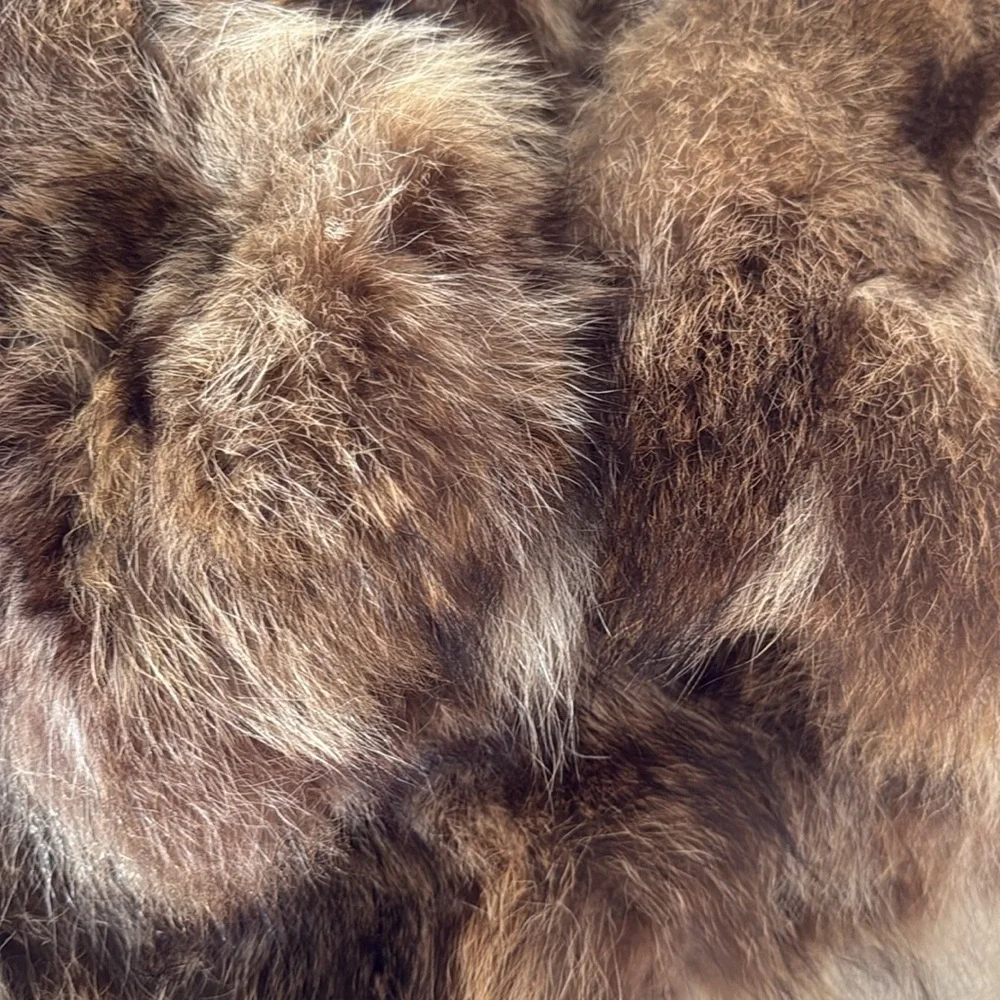Luxurious Brown Fur Jacket - **REAL FUR** - Picture 11 of 14